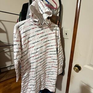 Tommy Hilfiger White Graphic Hoodie Sweatshirt
